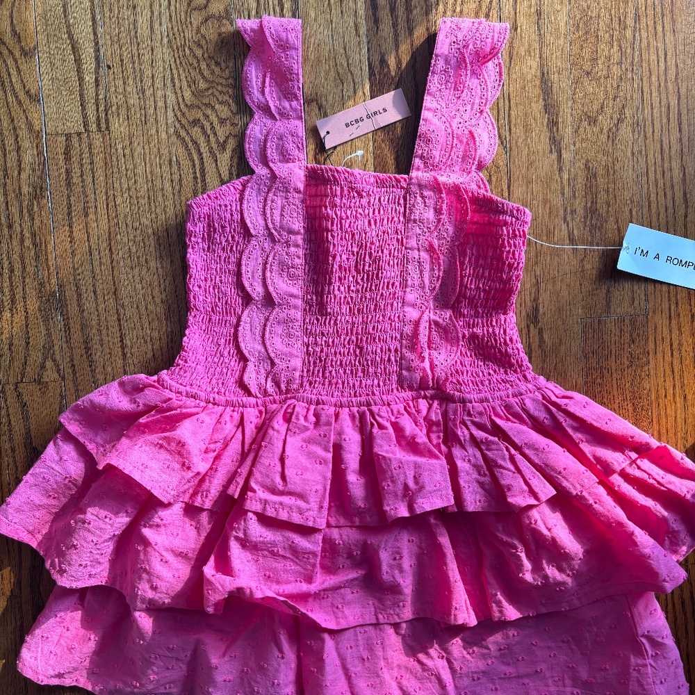 BCBG Girls romper in pink size 12